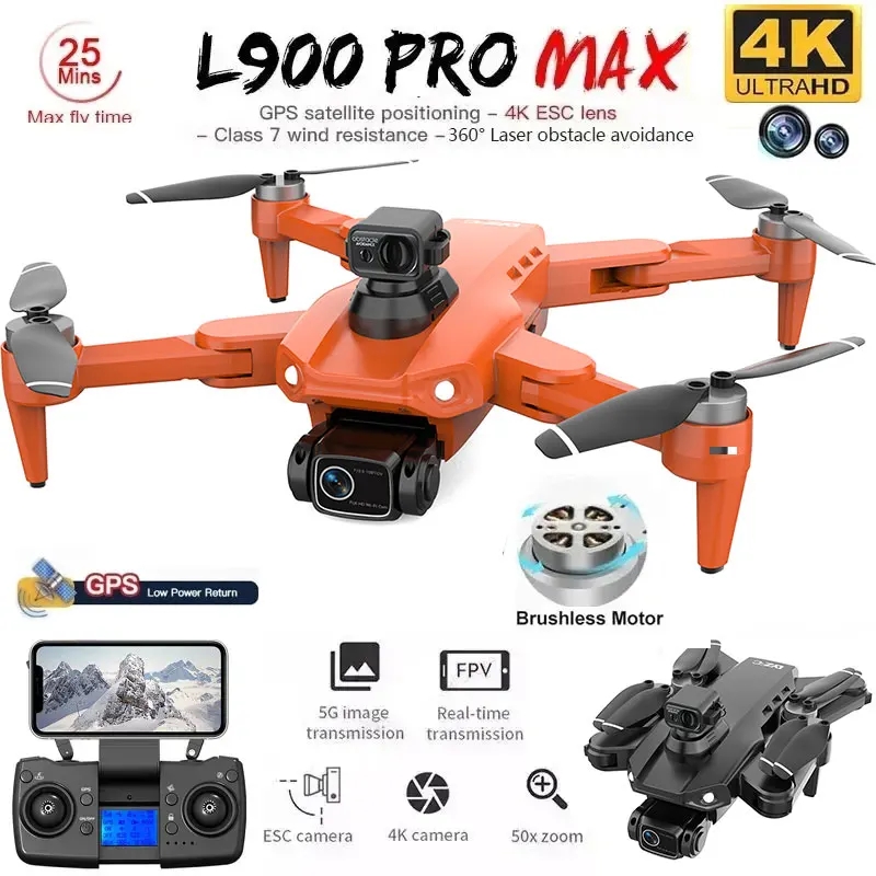 Drone Multispectral - L900 Pro MAX GPS Дрон 4K