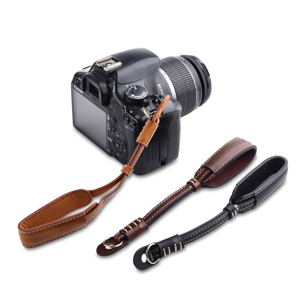 Canon Camera Eos M50 Mark Ii - Кожаный ремешок с металлическим кольцом для