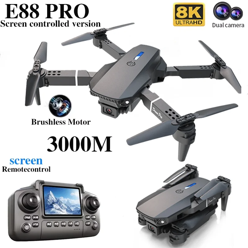 Профессиональный дрон E88 PRO  – обзор и цена Drone Photogrammetry
