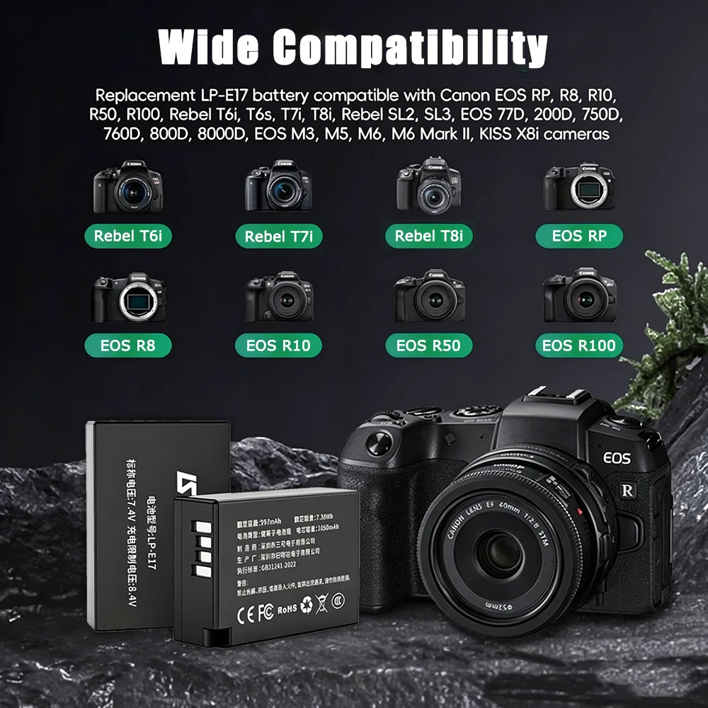 Аккумулятор LP-E17 для камер C – обзор и цена Canon Camera Eos R8
